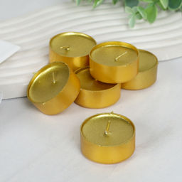 Свеча 12 штук набор Золото / M-1208 /уп 24/96/711433