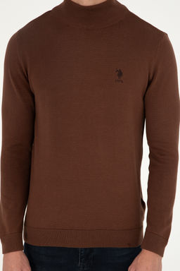 Мужской коричневый базовый свитер Неожиданная скидка в корзине - U.s. polo assn фото 13