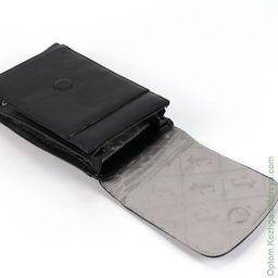 Мужская кожаная сумка-портмоне 2019958А D15 Неро - Dff фото 2