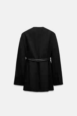 ZW COLLECTION BELTED BLAZER - Zara фото 23