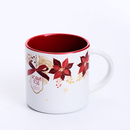 Кружка керамическая новогодняя «Новый год принесет счастье», 380 мл