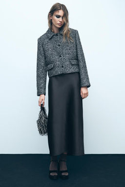 SEQUIN TEXTURED JACKET