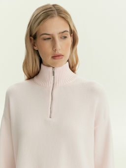 Свитер Emka B3144/cwarts из вискозы с нейлоном розовый фото 3