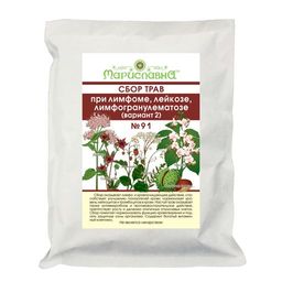 При лимфоме, лейкозе, лимфогранулематозе сбор трав (вариант 2)