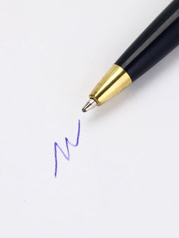 Ручка в тубусе "Лучший Выпускник", пластик, синяя паста, 1.0 мм