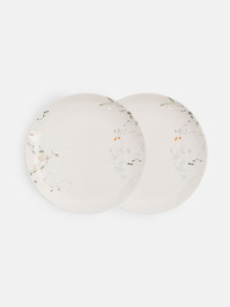 Тарелка закусочная, 21 см, 2 шт, фарфор N, белая, Цветы и листья, Primrose - Anna lafarg фото 2