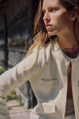 KNIT CARDIGAN WITH POCKETS - Zara фото 10