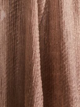 Большой,красивый палантин, выполненный из гофрированной ткани и украшенный тонкими нитями люрекса - Tantino фото 3