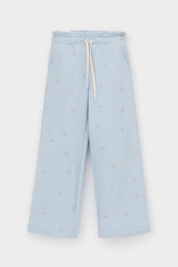 КР 400798/голубой,любимые ромашки к563 брюки для дев