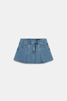FALDA CORTA DENIM ZW COLLECTION / Azul - Zara фото 6