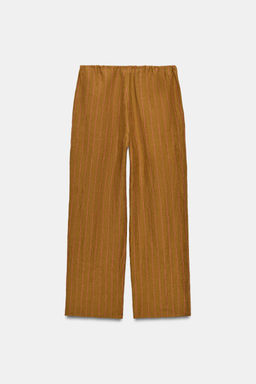 PANTAL?N RAYAS 100% LINO / rayas - Zara фото 2