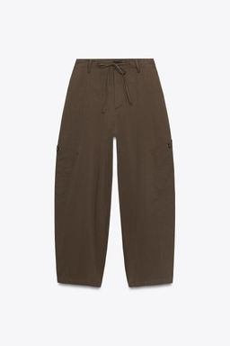 BALLOON CARGO TROUSERS - Zara фото 8