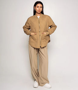 Куртка #КТ733, песочный - Dommod фото 4