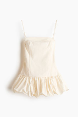 Top burbuja con tirantes espagueti