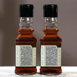 Подарочный набор косметики На удачу, гель для душа и шампунь для волос во флаконах виски, 2?100 мл, Чистое счастье  фото 4