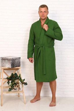 Вафельный халат воротник ШАЛЬ универсальный - Ашматекс фото 25