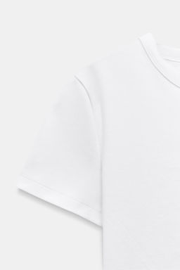 SHORT SLEEVE INTERLOCK T-SHIRT - Zara фото 80