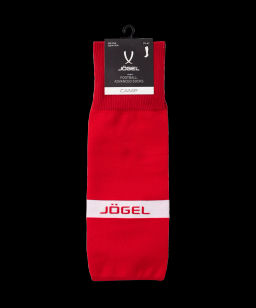 Гетры футбольные JOGEL CAMP ADVANCED SOCKS, красный/белый