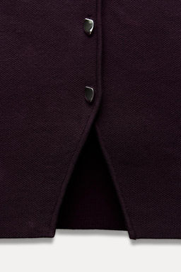 BUTTONED KNIT VEST TOP - Zara фото 32