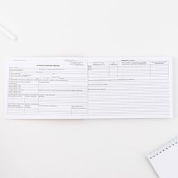 Медицинская карта ребенка Форма №112/у в мягкой обложке Голубая полоска , 80 листов - Artfox фото 9