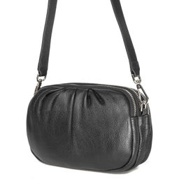 3603 black, Женская кожаная сумка, Barcelo Biagi