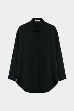 Рубашка оверсайз из жатого хлопка - Mollis фото 7