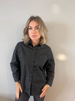 K11950 Рубашка (хлопок) ЧЕРНЫЙ