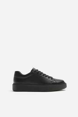 CHUNKY LEATHER SNEAKERS - Zara фото 9