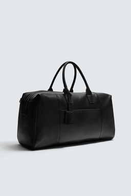 LEATHER TRAVEL BAG - Zara фото 14