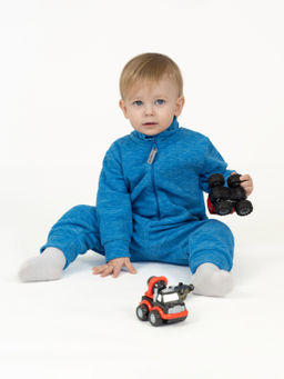 Комбинезон детский флисовый бирюзовый