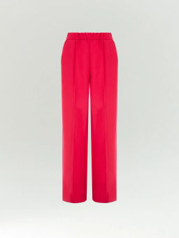 Брюки широкого кроя на резинке, Брюки D408/albussa - Emka фото 6