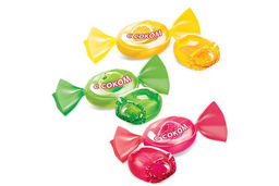 Карамель с соком малины, яблока и лимона (упаковка 1 кг)