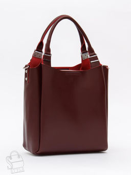 Сумка женская кожаная 1013M wine red Polina&Eiterou  в Новосибирске