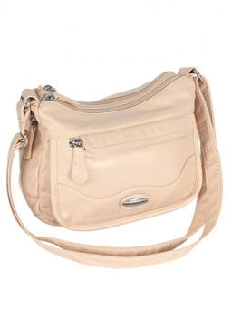Сумка женская искусственная кожа Guecca-117, 2 отд, плечевой ремень св.бежевый SALE 264086 - Adelia фото 5