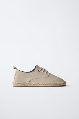JUTE LEATHER DERBY SHOES - LIMITED EDITION