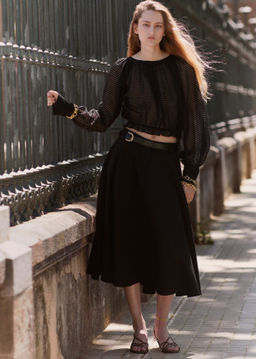Falda sastre con corte circular - H&m фото 9