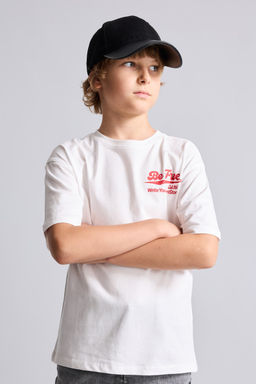 Overshirt Fit S_rt Bask_l_ Ti__rt Erkek _ocuk - Defacto фото 4