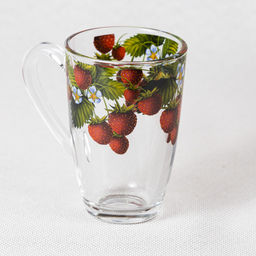 Кружка 330 мл AQUA - КРУГОВАЯ ДЕКОЛЬ - фруктовое ассорти, арт. 55393