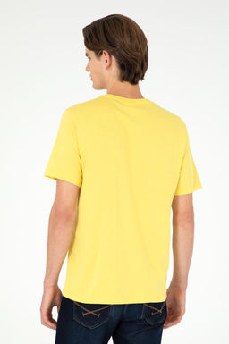 Мужская желтая футболка - U.s. polo assn фото 5