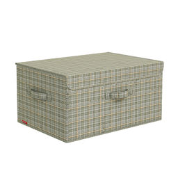 Короб стеллажный с откидной стенкой, с крышкой, 58*32*28 см, LONDON GREY, шт