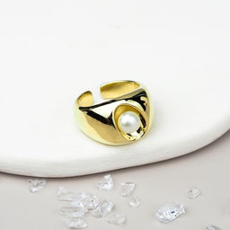 Кольцо Арт. 3-2321-Y (Белый/Желтый) - MyGemma фото 5