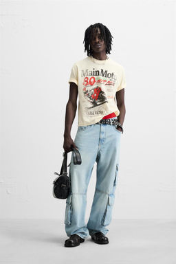 FADED PRINTED T-SHIRT