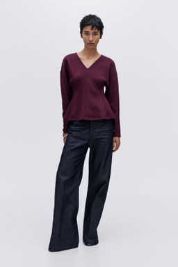 Top entallado efecto neopreno - H&m фото 6
