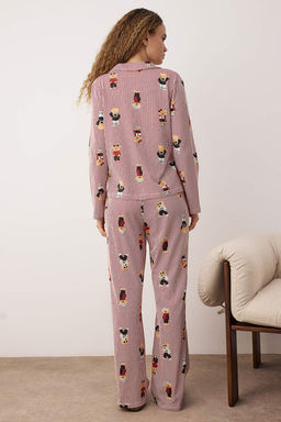Cok Renkli Animal Suprem Orme Pijama Tak?m? THMAW26PT00171 - Trendyolmilla фото 4