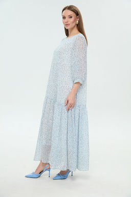 Платье NIKVA н1036-1 небесный  фото 4