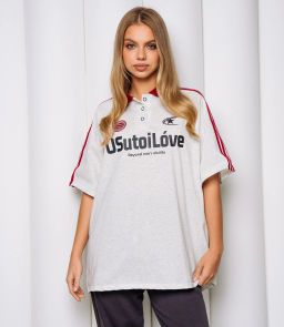 Футболка #КТ1716, светло-серый меланж