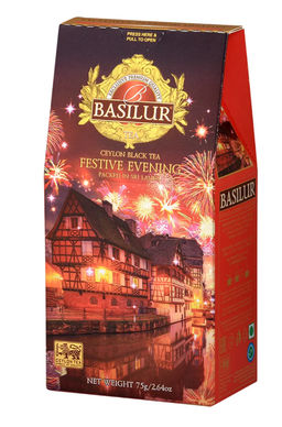 Коллекция Бесконечные мгновения /Праздничный вечер (72118) чай вес 75 г (BASILUR)