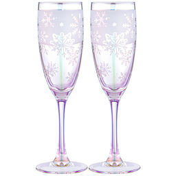 НАБОР БОКАЛОВ ИЗ 2 ШТ. НОВЫЙ ГОД.СНЕЖИНКИ 170 МЛ - Lefard фото 6