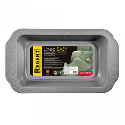 Форма для запекания "Easy" 31х17х6см, s0,6мм, прямоугольная, из углеродистой стали с трехслойным антипригарным покрытием, Гранит, "Regent" (Китай)
