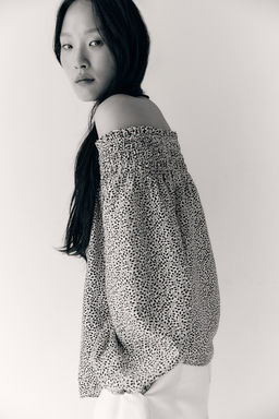Blusa off-the-shoulder - H&m фото 4